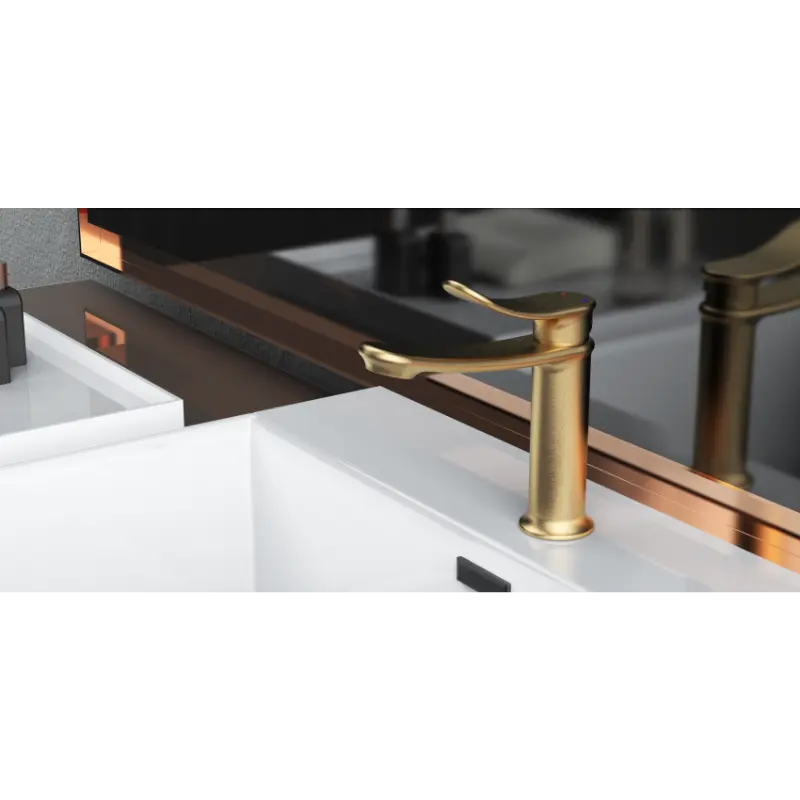 वॉश बेसिन गर्म और ठंडा नल नल