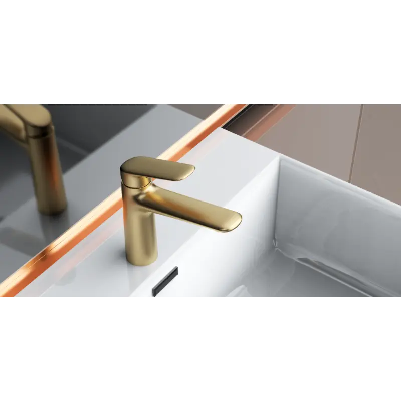 बाथरूम सिंक के लिए वॉटरफॉल बेसिन टैप सिंगल होल